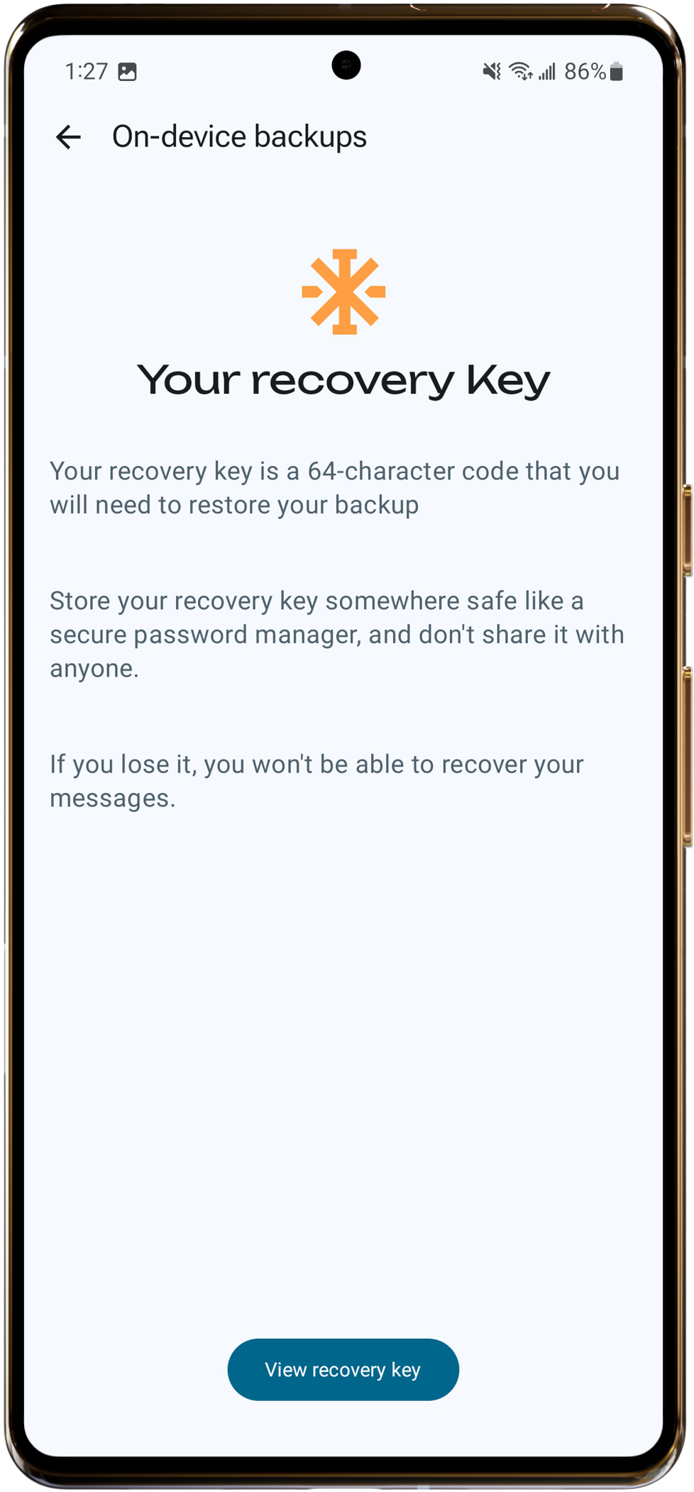 Backup screen 3