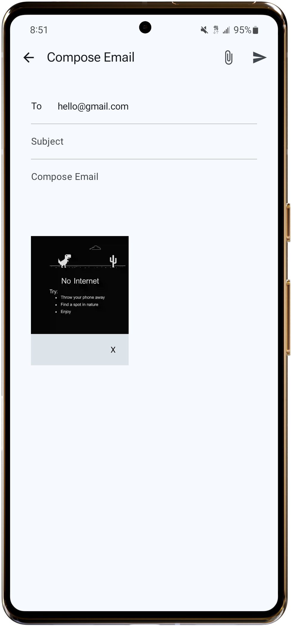 Compose screen
