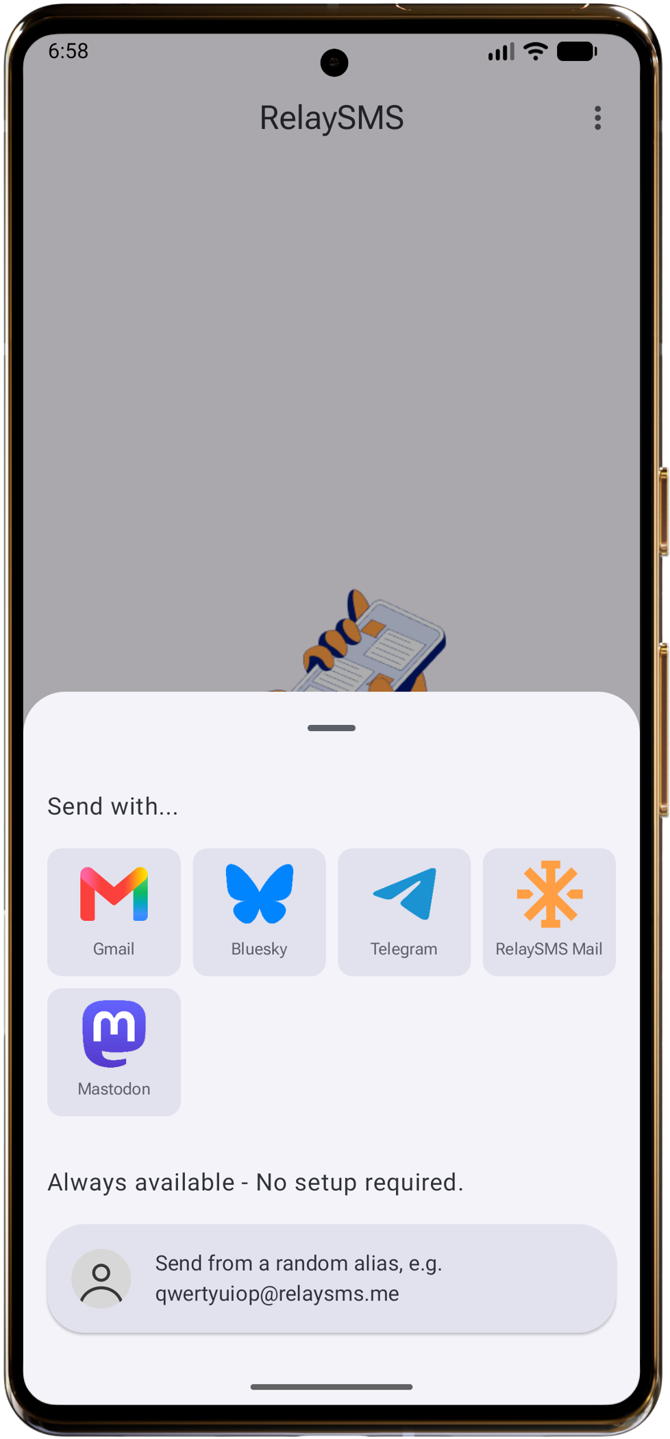 Compose screen
